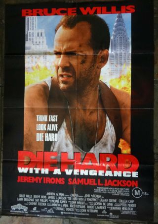 Movie Poster Australian One Sheet - Die Hard With A Vengeance (1995) 2