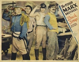 Duck Soup Movie Poster The Marx Brothers Rare Vintage 5