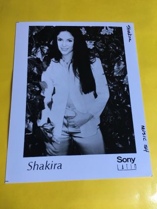 Shakira Press Photo 8x10,  Shakira Isabel Mebarak Ripoll,  Sony Latin.