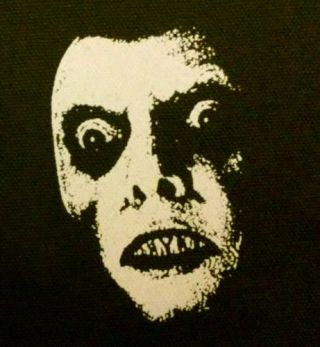 Patch - The Exorcist / Captain Howdy - Canvas Screen Print Horror Movie