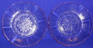 Pink Depression Glass - Set Of 2 Saucers - Incl