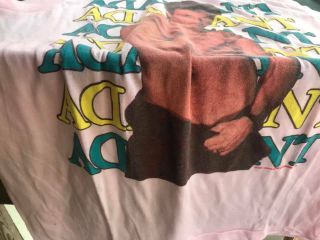ADAM ANT - STRIP TOUR 1984 vintage pink concert shirt XL 21x23 rare 4