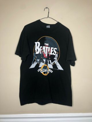 The Beatles Abbey Road 25th Anniversary T Shirt 1969 - 1994 Vintage Adult L