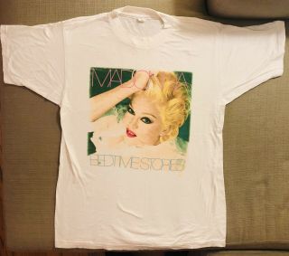 Official/vintage/rare Madonna Bedtime Stories Promo Only Shirt Xl 1994