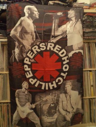 Red Hot Chili Peppers Rare Textile Poster Flag Nirvana Pearl Jam T Shirt