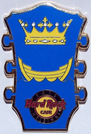 Hard Rock Cafe Helsinki 2015 Guitar Headstock Pin (84214)