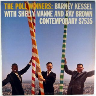 The Poll Winners: Barney Kessel Ray Brown Shelly Manne - Stereo Lp