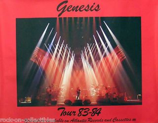 Genesis 1983 - 1984 Tour Promo Poster
