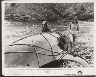 Richard Harris Charlotte Rampling In Orca 1977 Movie Photo 16988