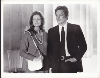 Alain Delon And Gayle Hunnicutt In Scorpio 1973 Vintage Movie Photo 25501