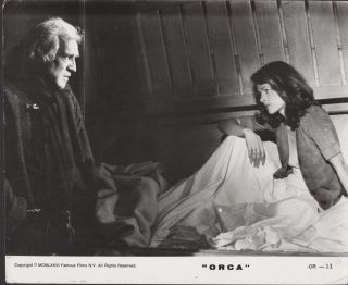 Richard Harris Charlotte Rampling In Orca 1977 Movie Photo 17094