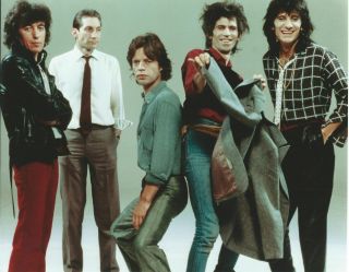 Rolling Stones Posing For The Photo 8x10 Picture Celebrity Print
