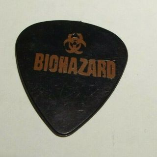 Biohazard Guitar Pick Vintage Bio Hazard Authentic 90s First Ever Made Tour Pick