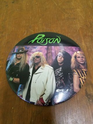 Poison Glam Band 1990 Button - Up 6 