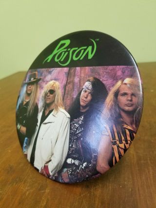 Poison Glam Band 1990 Button - Up 6 