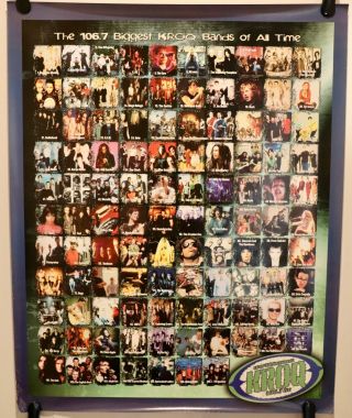 Kroq The 106.  7 Biggest Kroq Bands Of All Time Poster