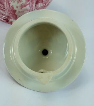Arthur Wood Made in England Pink Floral Ceramic Porcelain Teapot 6