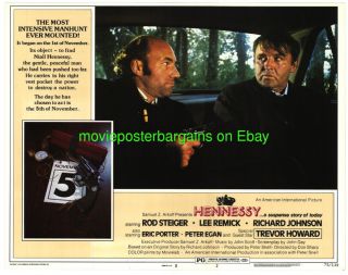 Hennessy Lobby Card Size 11x14 Inch Movie Poster 2 Card 