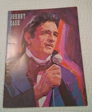 Johnny Cash Souvenir Concert Tour Program Picture Book