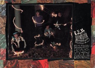 R.  E.  M.  1985 Reconstruction Tour Concert Program Book / Michael Stipe / Gd 2 Ex