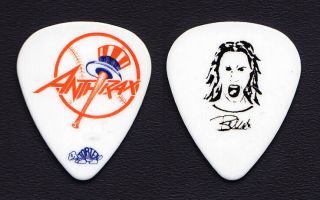 Anthrax Frank Bello Signature Yankee Stadium Guitar Pick - 2011 Big 4 Metallica