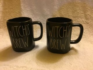 Rae Dunn Witch’s Brew Black Mug 2019 Halloween Set