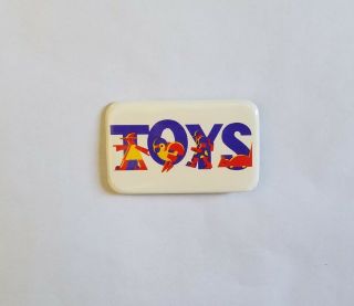 Rare 1992 Toys Movie Promo Button - Robin Williams Ll Cool J Robin Wright Pin