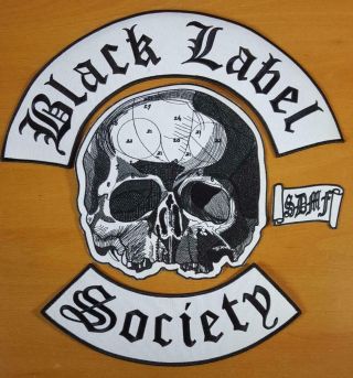 Black Label Society Jacket Patches Zakk Wylde,  " Damage Is Done  Steppin Stone "