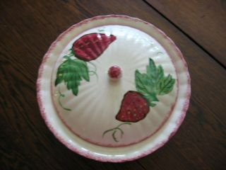 Blue Ridge Covered Dish Wild Strawberry (?vegetable,  Fruit,  Salad Bowl With Lid)