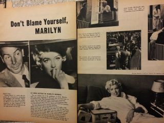Marilyn Monroe,  Four Page Vintage Clipping