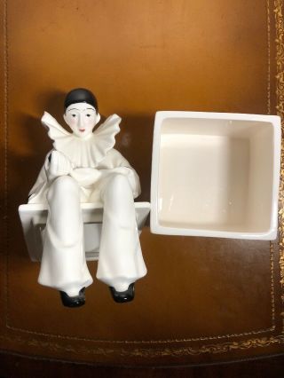 Taste Setter Sigma Harlequin Pierrot Clown Mime dish/bowl with Lid 3