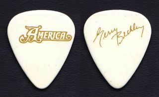 America Gerry Beckley Signature White Guitar Pick - 2012 Tour