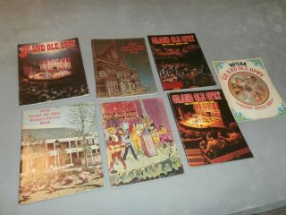7 Vintage Wsm Grand Ole Opry History Picture Books