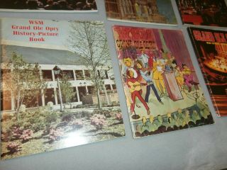7 VINTAGE WSM GRAND OLE OPRY HISTORY PICTURE BOOKS 3