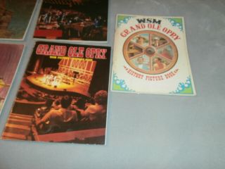 7 VINTAGE WSM GRAND OLE OPRY HISTORY PICTURE BOOKS 5