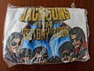 1984 Jacksons Victory Tour Concert Sleeveless T Shirt Xl In Org Plastic Nos