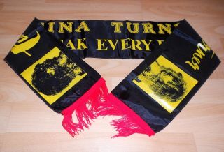 Tina Turner - Break Every Rule,  European Tour Scarf Banner 1987
