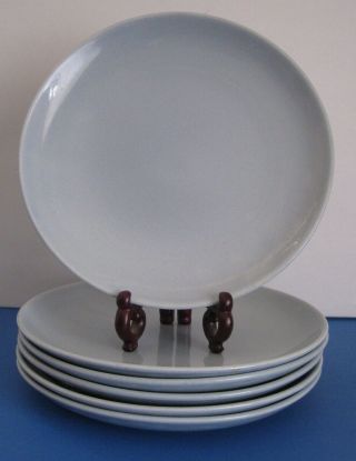 Set Of 6 Russel Wright Iroquois 9 " Luncheon Plates,  Midcentury Modern