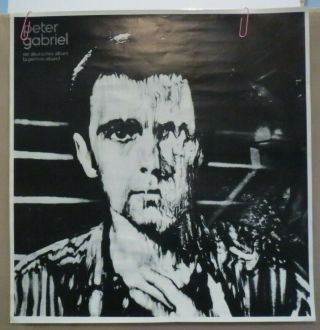 Peter Gabriel " Ein Deutsches " German Promo Lp Album Cover 18 " X 19 " Poster - 1980