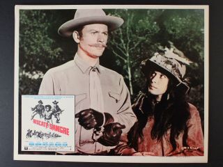 Complete Set Of Eight 1960s Western Mexican Movie Lobby Cards