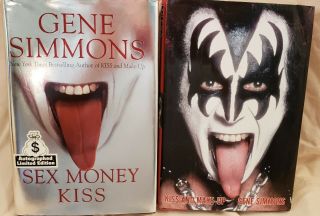 2 Kiss Books - Autographed Sex Money Kiss And Kiss And Make - Up