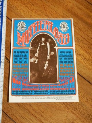 1967 Big Brother Family Dog Avalon Concert Handbill Fd - 60,  Rick Griffin Art