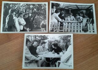 The Beatles Set Of 3 Black & White French Photos From 1965
