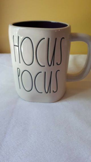 Rae Dunn Hocus Pocus Mug With Purple
