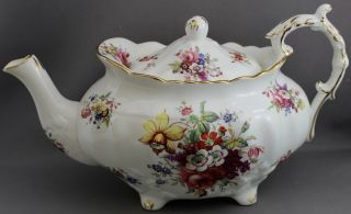 Hammersley Teapot - Bouquet Of Flowers/signed M466