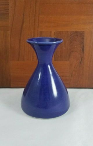Lauren Burman Little Shirley Midnight Blue Ceramic Bud Vase Material Good Lb