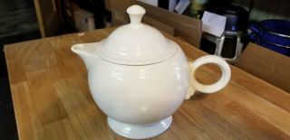 Fiestaware White Teapot Fiesta Large White 44 Ounce Tea Pot
