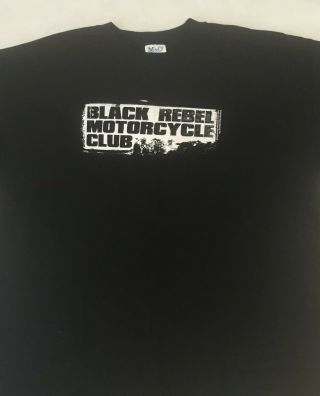 Vintage Black Rebel Motorcycle Club 2003 T - Shirt Xl Nos