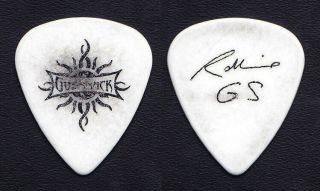 Godsmack Robbie Merrill Signature Concert - White Guitar Pick - 2011 Tour