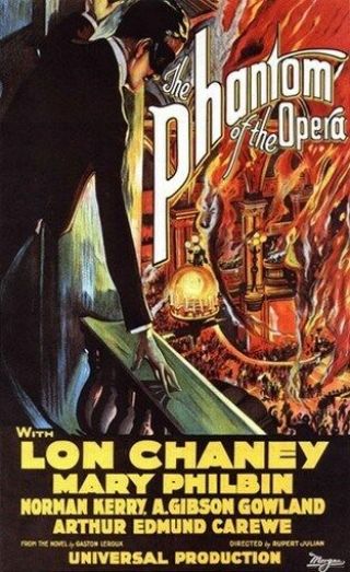The Phantom Of The Opera Movie Poster Rare Hot Vintage